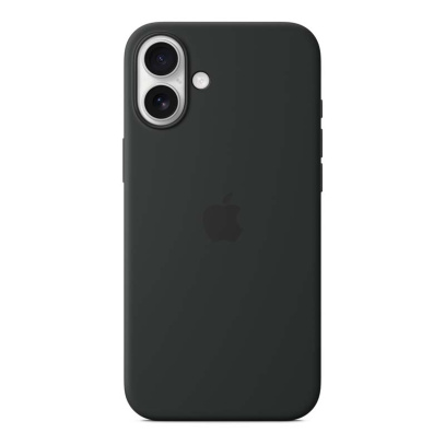 Чехол для iPhone 16 Plus Silicone Case Black, чёрный