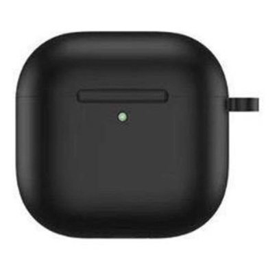 Чехол для Apple AirPods 4 Silicone Case Gurdini Black, чёрный