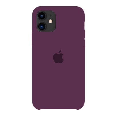 Чехол Silicone Case для Apple iPhone 11 Purple, фиолетовый