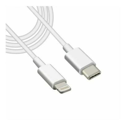 Кабель Type-C to Lightning Gurdini Silicone Data Cable 20V/3A 60W 1m (LED), белый