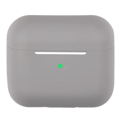 Чехол для Apple AirPods 3 Silicone Case Protection Серый