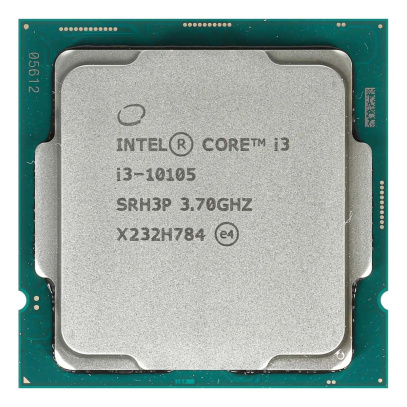 Процессор Intel Core i3-10105 3.7ГГц (Turbo 4.4ГГц), LGA1200, OEM (CM8070104291321)