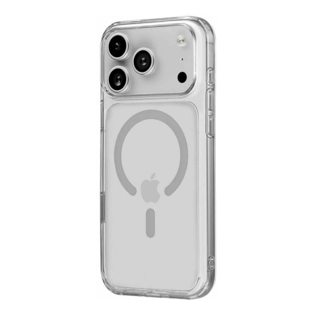 Чехол для iPhone 17 Pro Max hoco Magnetic Smartphone Clear Case, Прозрачный