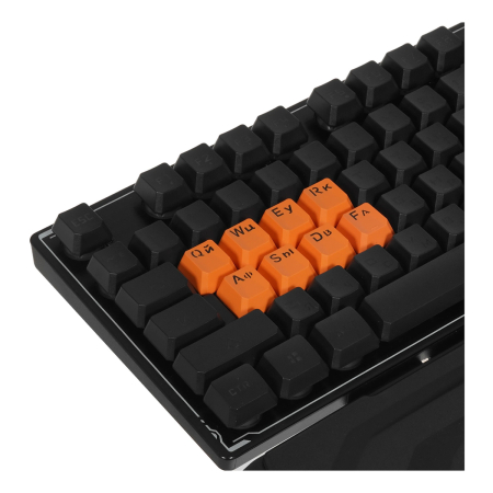 Клавиатура A4Tech Bloody B3370R, USB Multimedia for gamer LED с подставкой Чёрный