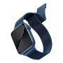 Ремешок UNIQ для Apple Watch 42/44/45 мм Dante Strap Mesh Steel (45MM-DANCBLU) Синий кобальт
