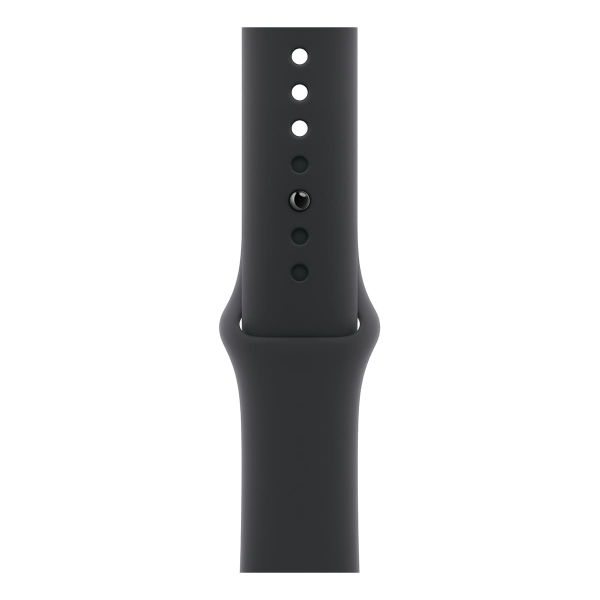 Apple Watch Series 10, 46 мм корпус из алюминия цвета «Jet Black», ремешок Sport Band размера S/M цвета «Black»