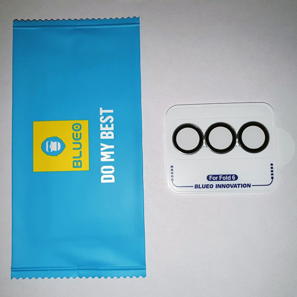 Защитное стекло для Galaxy Z Fold6, BlueO Camera lens Armor metal 3 шт. Серое