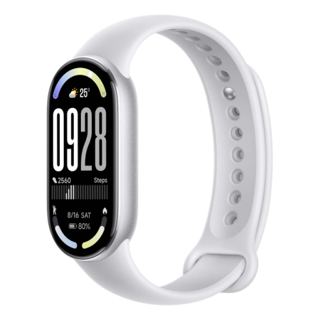 Фитнес браслет Xiaomi Smart Band 10 Glacier Silver Global, серебро