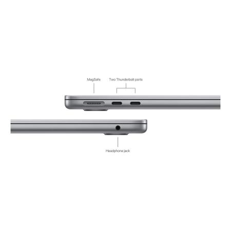 Apple MacBook Air 13" (M3, 8C CPU, 10C GPU, 2024) 16/512Gb SSD (MXCR3) «Space gray, «серый космос»»