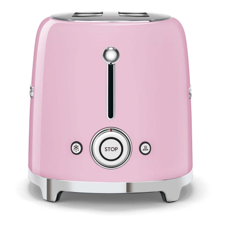 Тостер на 2 ломтика SMEG 50s style (TSF01PKEU) Розовый