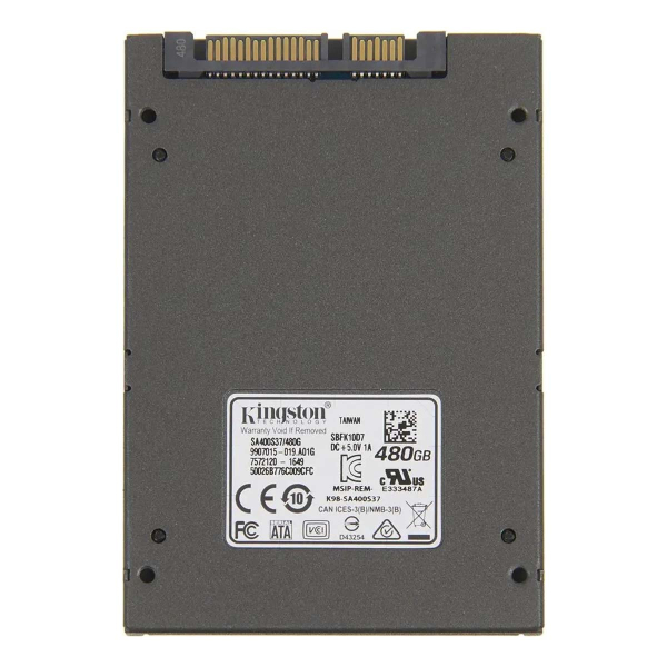 SSD накопитель Kingston A400 480Gb 2.5" SATA III (TLC)
