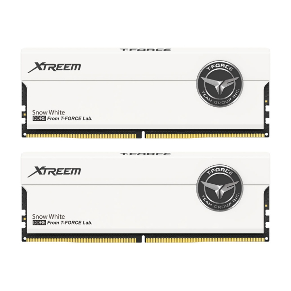 Оперативная память TEAMGROUP T Force Xtreem (FFWD532G7600HC36FDC01) DDR5 32GB 7600MHz CL36 UDIMM 2x16GB RGB White
