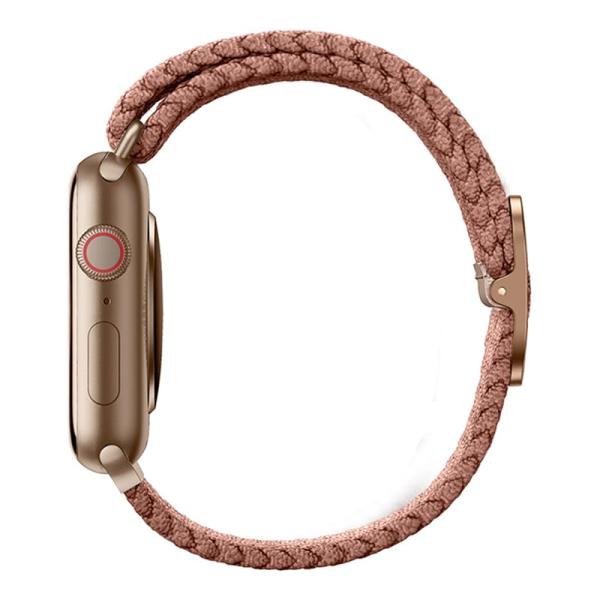 Ремешок UNIQ для Apple Watch 42/44/45 мм ASPEN Strap Braided (44MM-ASPPNK) Розовый