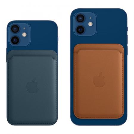 Чехол-бумажник Apple MagSafe для iPhone Blue, синий