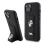 Чехол Karl Lagerfeld для iPhone 15 Karl hc gripstand saffiano kc pins (KLHCP15SGSAKCPK) Черный