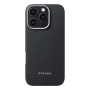 Чехол для iPhone 16 Pro Pitaka Ultra-Slim Case (KI1601PA) Black, чёрный