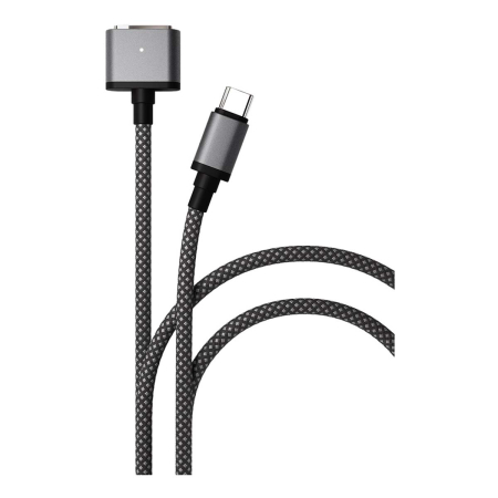 Дата-кабель VLP Nylon Cable USB C - MagSafe, 2 м Серый космос