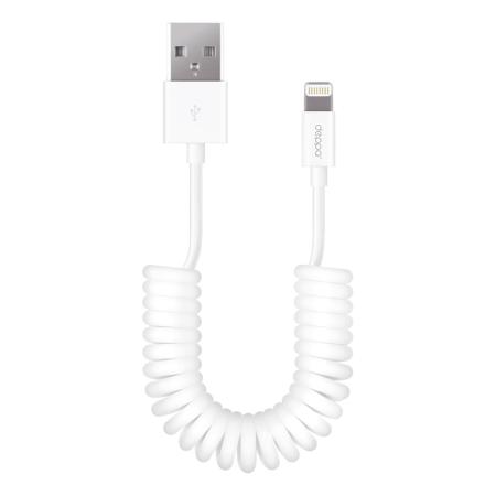 Дата-кабель Deppa USB - Lightning витой, 1,5 м (72120) Белый