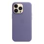 Чехол Leather Case MagSafe для Apple iPhone 13 Pro, кожа, «сиреневая глициния»