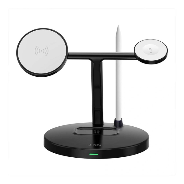 Беспроводная зарядная станция WiWU Magnetic Cableless Charger 4в1 (Wi-W032)